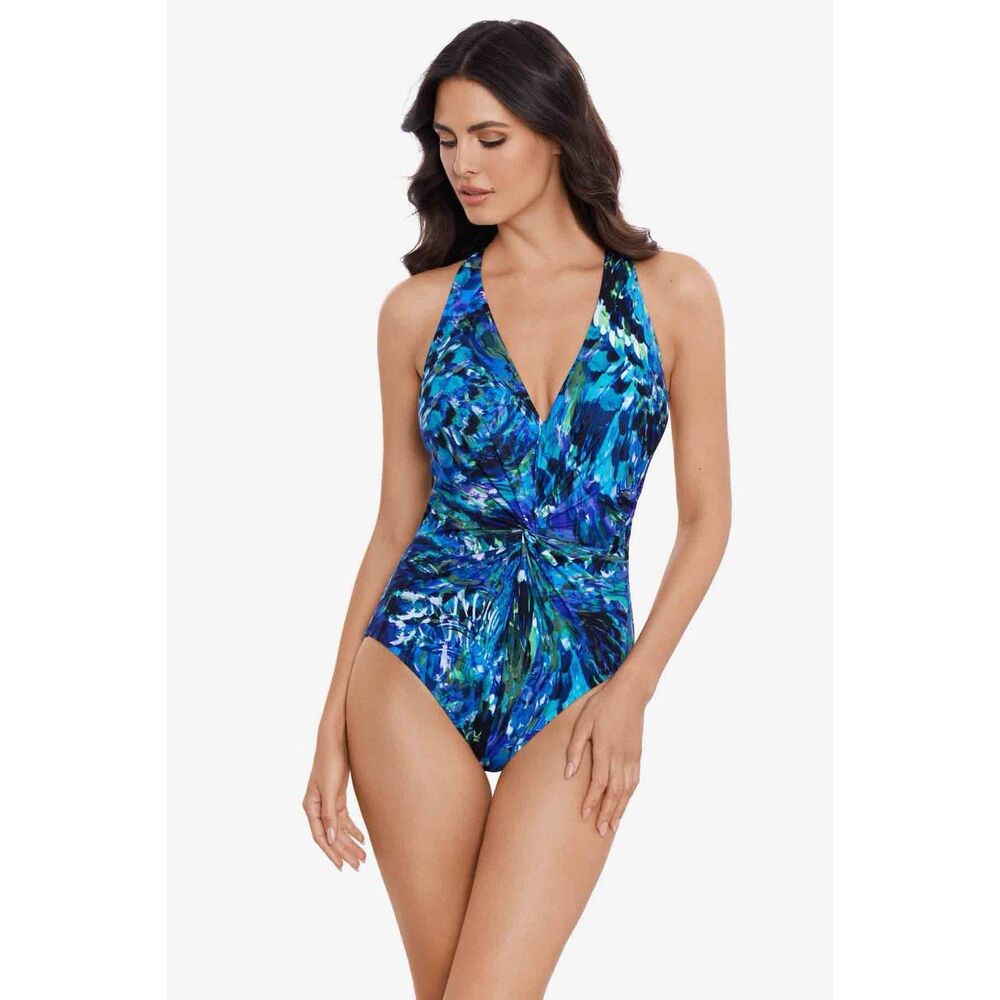 Magicsuit $178 Drew Chanticleer Twist Front One Piece Swimsuit Size NS 6-8 NEW